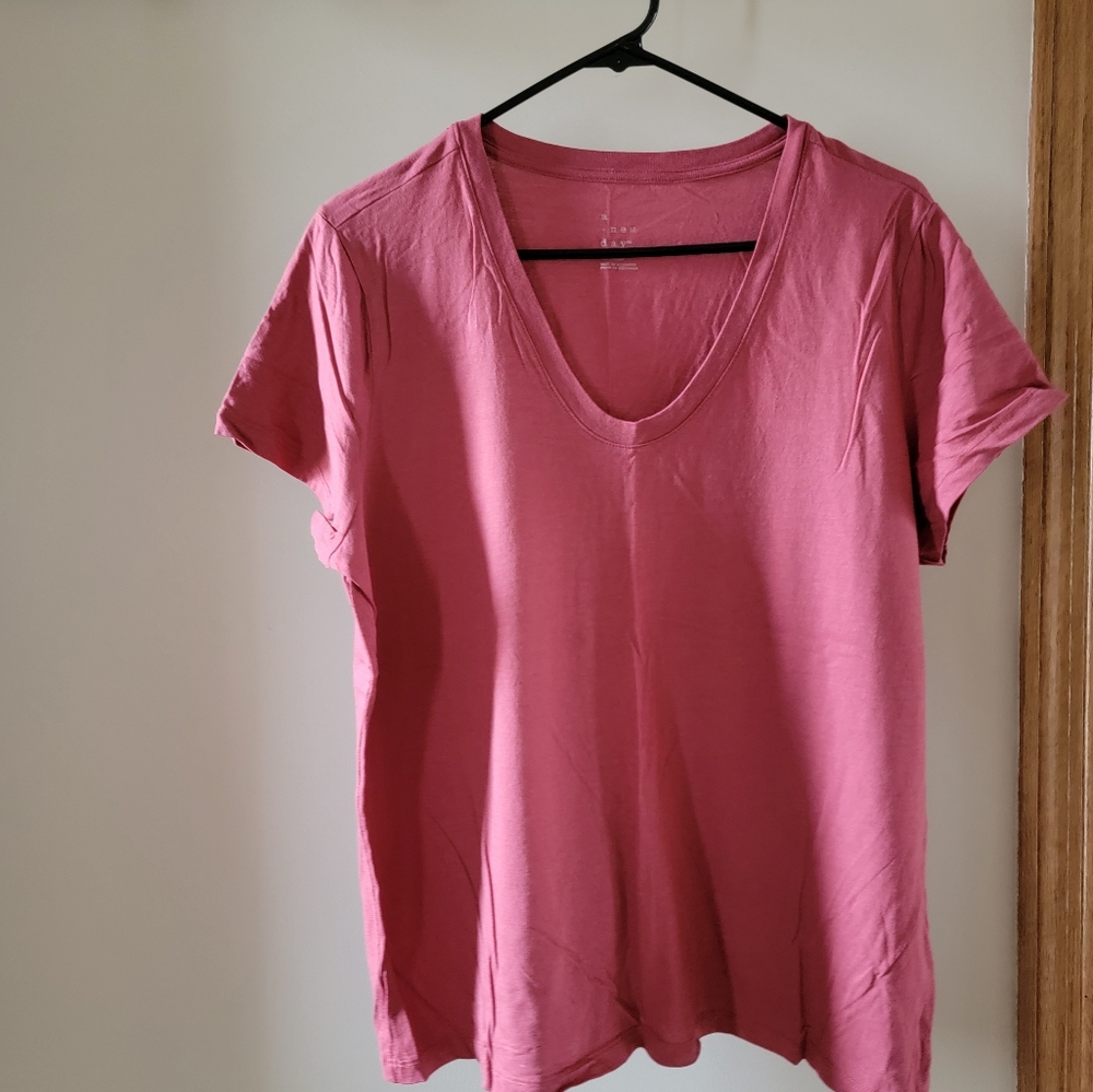 A New Day basic tee, rust XXL